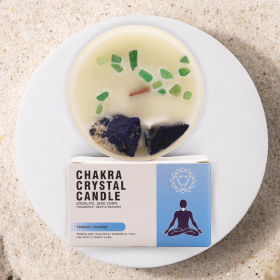 Velas de Cristal de Chakra  - Chakra de la garganta