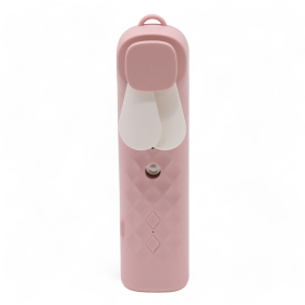 Ventilador y Pulverizador Facial Rosa - USB