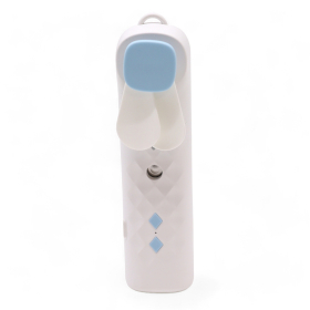 Ventilador y Pulverizador Facial Blanco - USB
