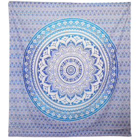 Tapiz  Pared / Pareo - Mandala - Azul