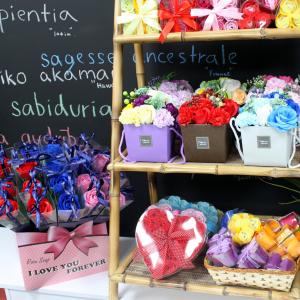 Flores de Jabon de colores para tu tienda online