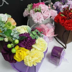 Flores de jabon para tienda online